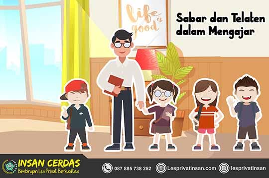 Guru Les Privat Jakarta - Guru ke rumah Jakarta - Sabar dan telaten dalam mengajar